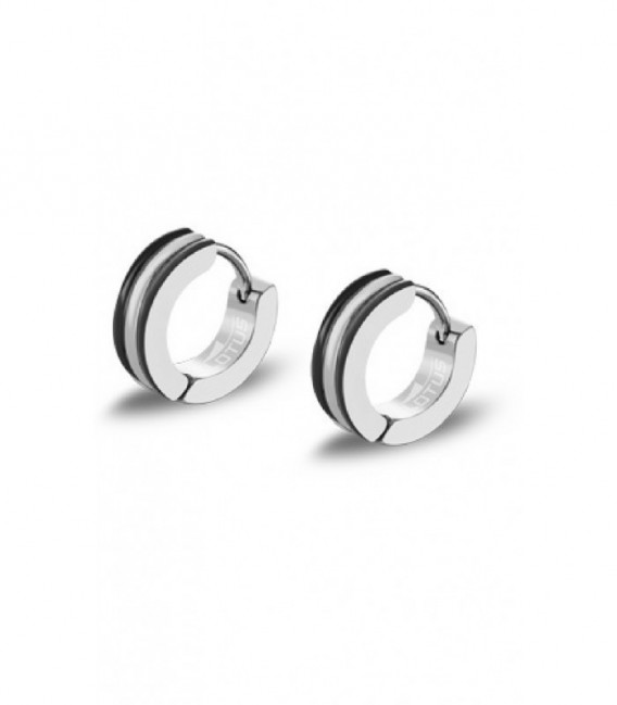 Aros Acero Bicolor Mens Earrings LOTUS STYLE - LS2151-4/1