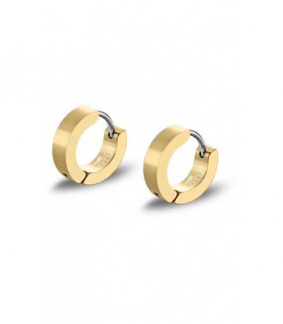 Aros Acero IP Oro Mens Earrings LOTUS STYLE - LS2160-4/4