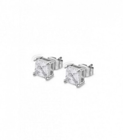 Pendientes Cuadrados Acero Mens Earrings LOTUS STYLE - LS2166-4/1