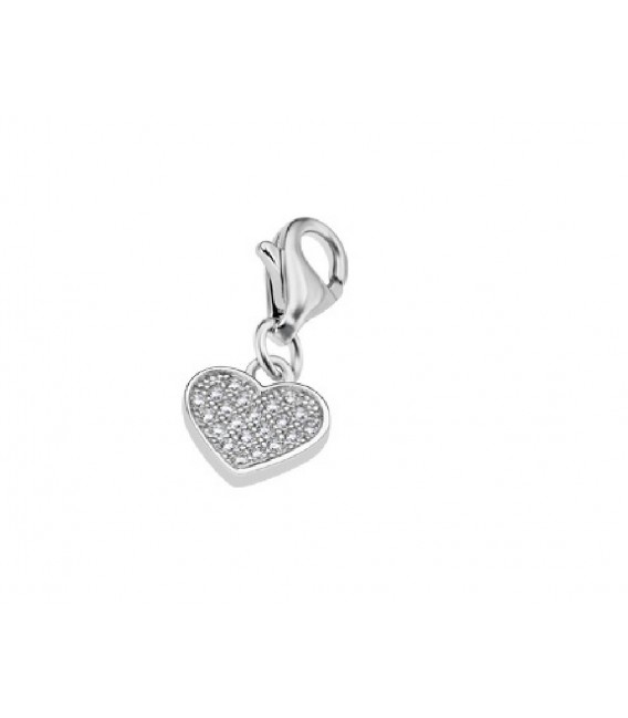 CHARM CORAZON CIRCONITAS LOTUS SILVER - LP3224-5/1