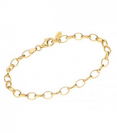 Pulsera Eslabón Dorado Charms LOTUS SILVER - LP3222-2/2