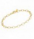 PULSERA ESLABON DORADO LOTUS SILVER - LP3222-2/2