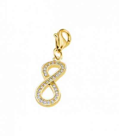 CHARM DORADO INFINITO CIRCONITAS LOTUS SILVER - LP3226-5/2