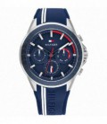 RELOJ HOMBRE AZUL CORREA CAUCHO TOMMY HILFIGER - 1791859