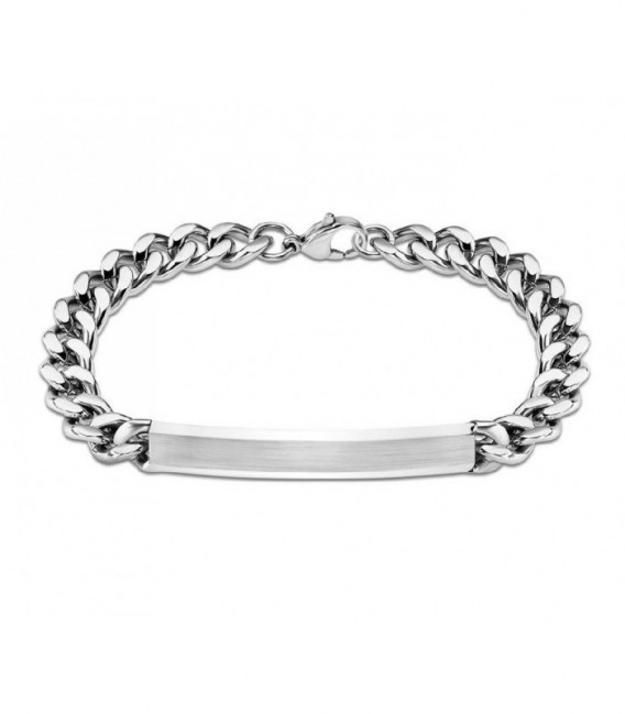 Pulsera con placa Acero Hombre LOTUS STYLE - LS1936-2/1