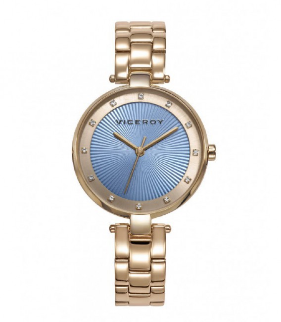 RELOJ ACERO IP DORADO BRAZALETE SRA VA - 471300-67
