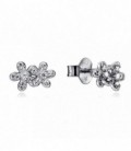 PENDIENTES PLATA LEY FLORES CIRC VICEROY FASHION - 61073E000-38