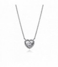 COLLAR PLATA DE LEY CORAZON CIRC VICEROY FASHION - 7113C000-38