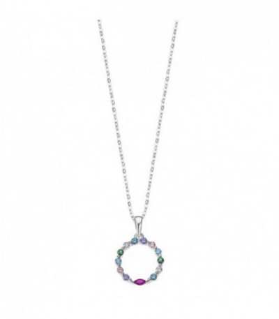 COLLAR REDONDO MULTICOLOR LOTUS SILVER - LP3246-1/1