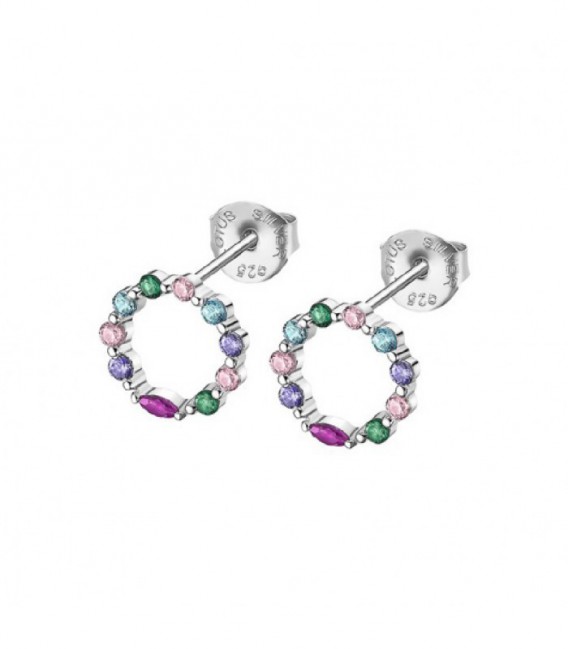 PENDIENTES REDONDOS MULTICOLOR MUJER LOTUS SILVER - LP3246-4/1