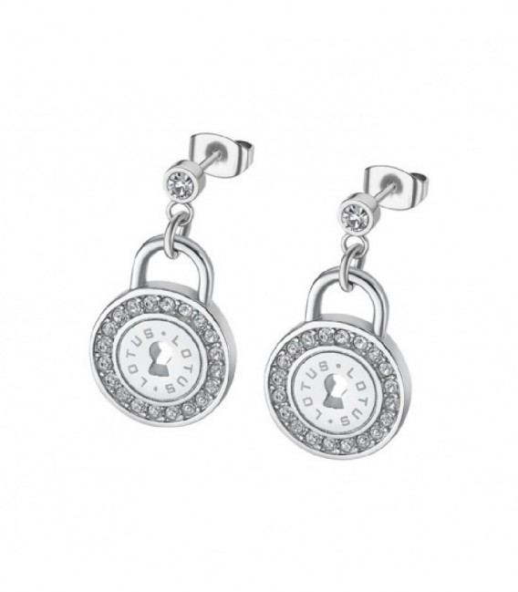 Pendientes Candado Acero Mujer LOTUS STYLE - LS2189-4/1