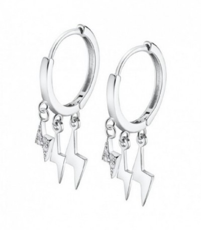 PENDIENTES ARO RAYOS LOTUS SILVER - LP3273-4/1