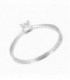 Solitario de Oro Blanco 18K con Diamante Natural para mujer - 60-2773-1-S