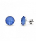 PENDIENTE BASIC ROYAL BLUE - PLATA VICTORIA CRUZ - A2791-76T