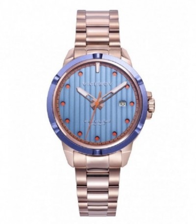 RELOJ ACERO IP ROSA BRAZALETE SRA VICEROY - 471304-37