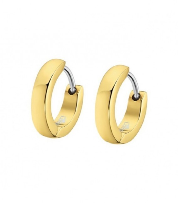 Pendientes Aro Acero Dorado Mens Earrings LOTUS STYLE - LS2226-4/1