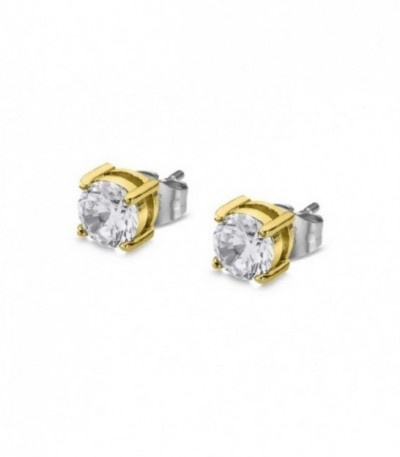 Pendientes Redondos Acero IP Oro Mens Earrings LOTUS STYLE - LS2167-4/3
