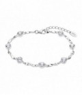 Pulsera Señora Trendy Elegante Circonitas LOTUS SILVER - LP3091-2/1