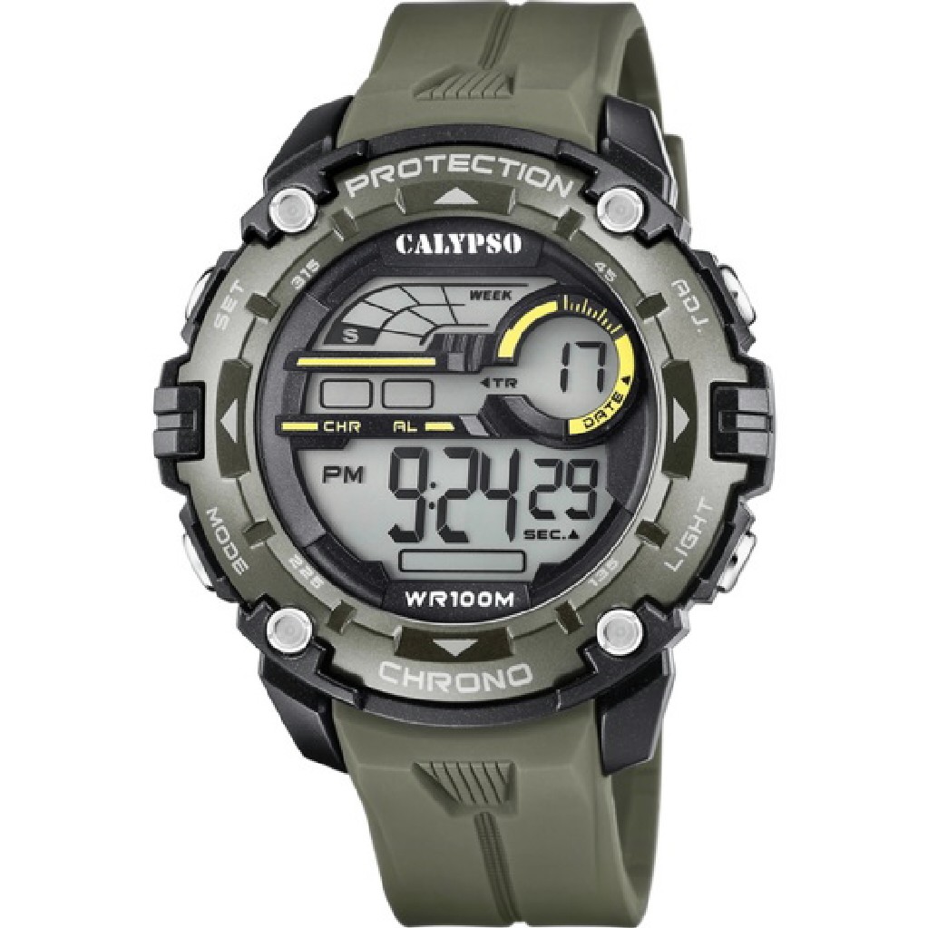 Reloj Hombre Digital Verde CALYPSO - K5819/1 - Torres Joyería