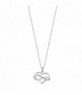 COLLAR MUJER LOVE INFINITO LOTUS SILVER - LP3307-1/1