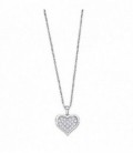 Collar Corazón Pavé Circonitas LOTUS SILVER - LP3125-1/1