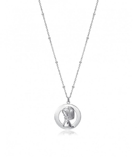 Collar Plata Ley Virgen Niña Rezando VICEROY JEWELS - 13021C000-00