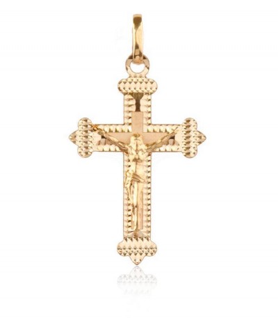 Cruz Cristo oro 18k