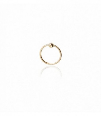 Piercing Aro 8mm con Bola de ORO 18K - PIN023