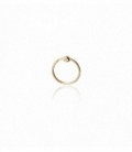 Piercing Aro 8mm con Bola de ORO 18K - PIN023