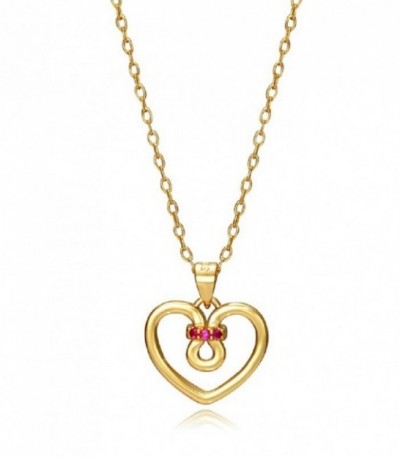 Collar Plata Dorada Corazón Rojo VICEROY JEWELS - 13026C100-06