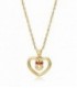 Collar Plata Dorada Corazón Rojo VICEROY JEWELS - 13026C100-06