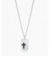 COLLAR MILITAR ACERO CON CRUZ VICEROY FASHION - 75298C01010