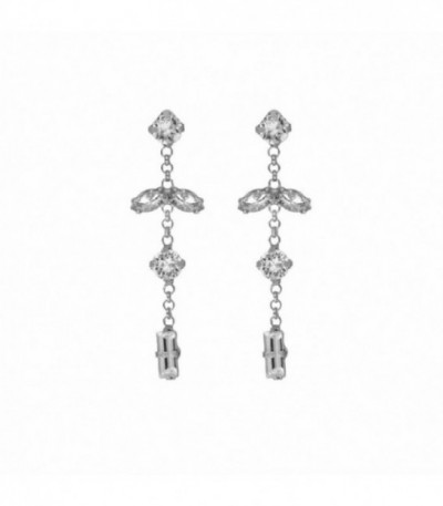 PENDIENTES MELISSA PLATA CRYSTAL - A3923-07HT