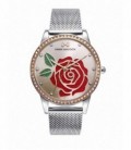 RELOJ ACERO BISEL DORADO Y CIRCONITAS BRAZALETE MARK MADDOX - MM0130-27