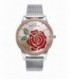 RELOJ ACERO BISEL DORADO Y CIRCONITAS BRAZALETE MARK MADDOX - MM0130-27