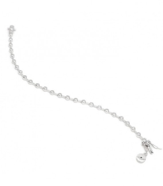 PULSERA PLATA CON CIRCONITAS LINEARGENT - 5373-P