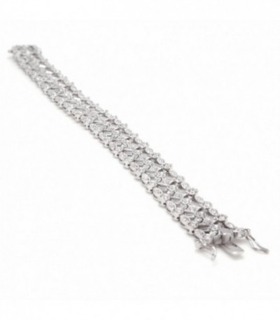 PULSERA PLATA CON CIRCONITAS LINEARGENT - 4662-P