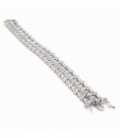 PULSERA PLATA CON CIRCONITAS LINEARGENT - 4662-P