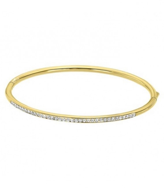 Brazalete Acero Dorado y Circonitas LOTUS STYLE - LS2111-2/2