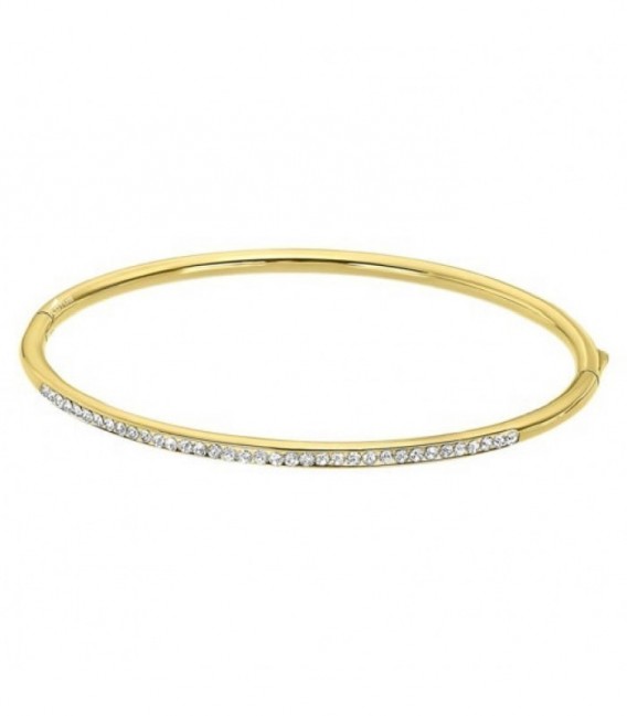 BRAZALETE ACERO DORADO Y CIRCONITAS LOTUS STYLE - LS2111-2/2