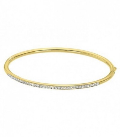 Brazalete Acero Dorado y Circonitas LOTUS STYLE - LS2111-2/2