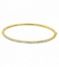 Brazalete Acero Dorado y Circonitas LOTUS STYLE - LS2111-2/2