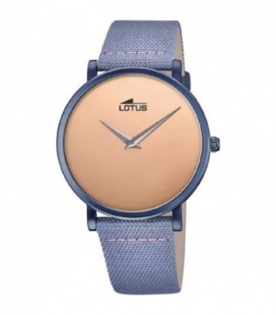 RELOJ UNISEX MINIMALIST AZUL-COBRIZO LOTUS - 18781/1