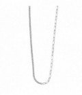 COLLAR CADENA Y CIRCONITAS LOTUS SILVER - LP3270-1/1