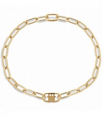 Collar Corto Acero Pavonado Oro Tommy Hilfiger - 2780721