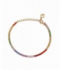 PULSERA PLATA DORADA MULTICOLOR VICEROY FASHION - 9110P100-39