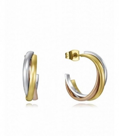 PENDIENTES ARO ACERO BICOLOR VICEROY FASHION - 75320E01019