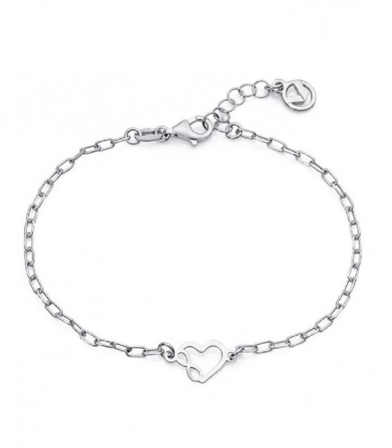 PULSERA PLATA RODIADA CORAZÓN VICEROY FASHION - 1334P000-08