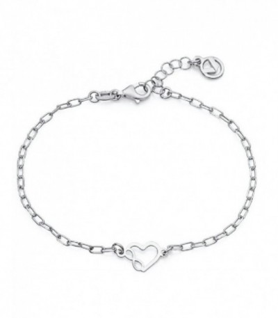 PULSERA PLATA RODIADA CORAZÓN VICEROY FASHION - 1334P000-08