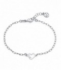 PULSERA PLATA RODIADA CORAZÓN VICEROY FASHION - 1334P000-08